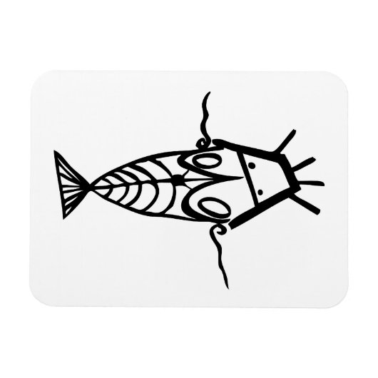 Oude astronauten magneet (Horizontaal)