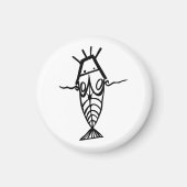 Oude astronauten magneet (Voorkant)