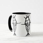 Oude astronauten mok (Voorkant links)