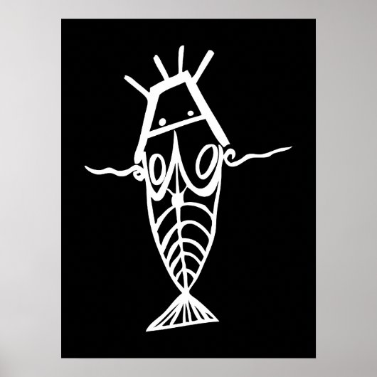 Oude astronauten poster (Voorkant)