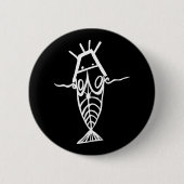 Oude astronauten ronde button 5,7 cm (Voorkant)