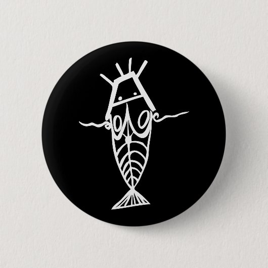 Oude astronauten ronde button 5,7 cm (Voorkant)