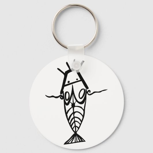 Oude astronauten sleutelhanger (Voorkant)