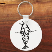 Oude astronauten sleutelhanger (Voorkant)