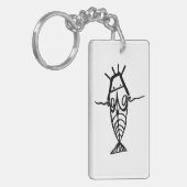 Oude astronauten sleutelhanger (Voorkant Links)