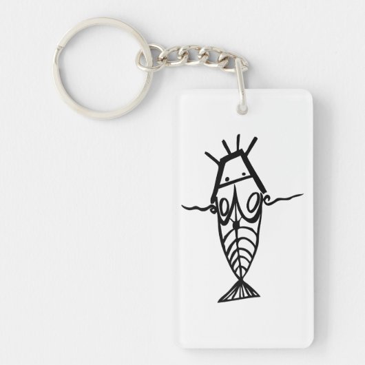 Oude astronauten sleutelhanger (Voorkant)