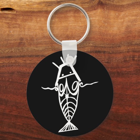 Oude astronauten sleutelhanger (Voorkant)