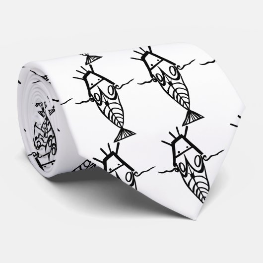 Oude astronauten stropdas (Opgerold)