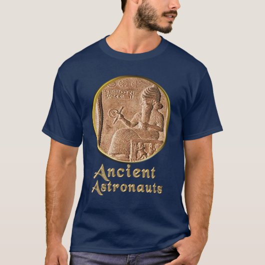 Oude astronauten t-shirt (Voorkant)