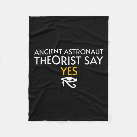 Oude astronautentheoreticus zegt ja - Grappig Egyp Fleece Deken (Voorkant)
