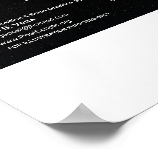 Oude astronomie 12 poster (Hoek)