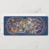 Oude astronomie Hemelse sterrenbeelden Fresco (Voorkant)