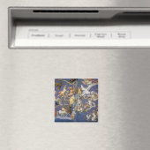 Oude astronomie Hemelse sterrenbeelden Fresco Magneet (Insitu (Vaatwasser))