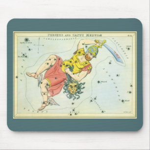 Oude astronomie, Perseus en Caput Medusa Muismat