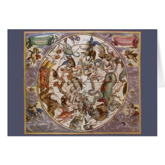 Oude Astronomie, Sterrenbeelden van de Zuidelijke  (Voorkant Horizontaal)