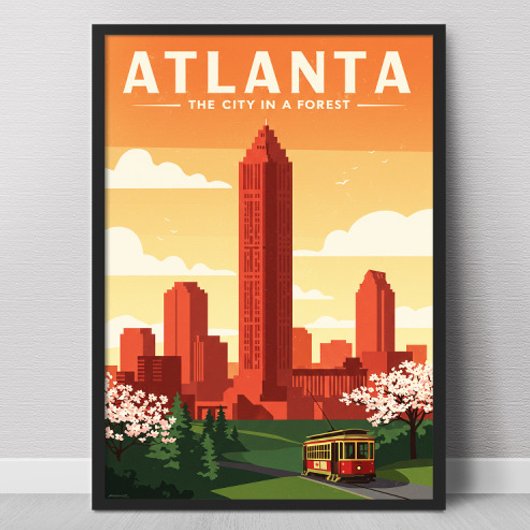 Oude Atlanta Poster