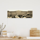 Oude Austria Wenen Schonbrunn huizen Poster (Keuken)