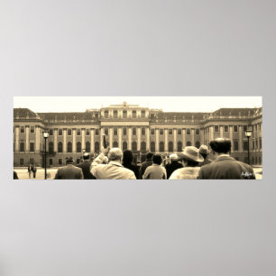 Oude Austria Wenen Schonbrunn huizen Poster