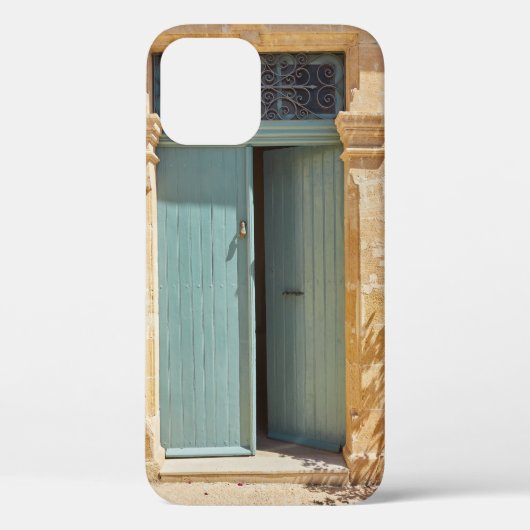Oude authentieke groene deuren in Nicosia Cyprus Case-Mate iPhone Case (Achterkant)