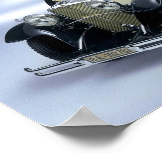 oude auto 17 poster (Hoek)