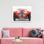oude auto 26 canvas afdruk (Insitu (Woonkamer))