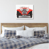 oude auto 26 canvas afdruk (Insitu (Slaapkamer))