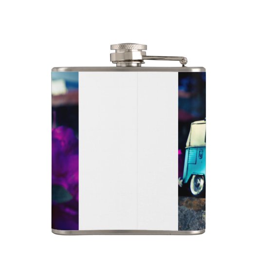 oude auto 2 heupfles (Achterkant)