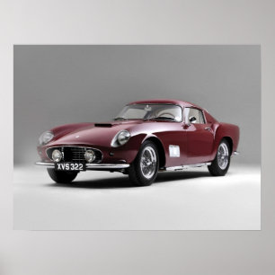 Oude auto 33 poster