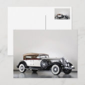 Oude auto 42 briefkaart (Voorkant / Achterkant)