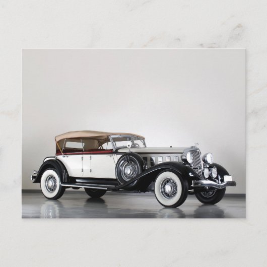 Oude auto 42 briefkaart (Voorkant)