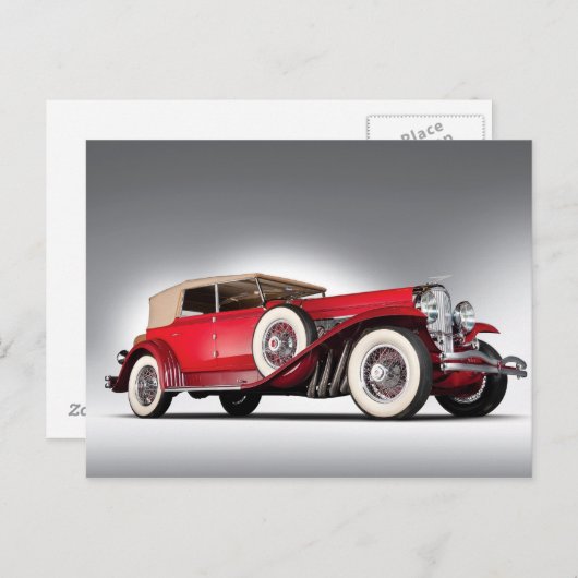 Oude auto 45 briefkaart (Voorkant / Achterkant)