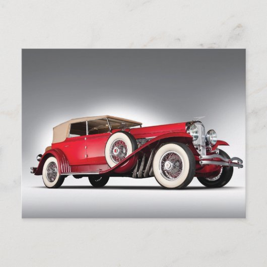 Oude auto 45 briefkaart (Voorkant)