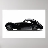 Oude auto 50 poster (Voorkant)
