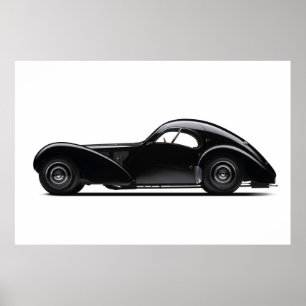 Oude auto 50 poster