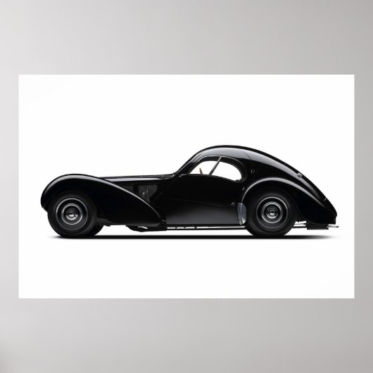 Oude auto 50 poster (Voorkant)