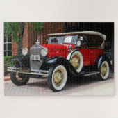 Oude auto achtergrond legpuzzel (Horizontaal)