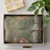 Oude auto antiek rood oud rustiek decoupage tissuepapier (Geschenk)