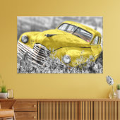 Oude auto Art. 2 Gewikkeld Canvas Afdruk (Insitu (Woonkamer))