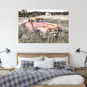 Oude Auto Art 3 Verpakt Canvas (Insitu (Slaapkamer))