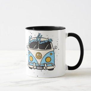 Oude auto - blauw mok