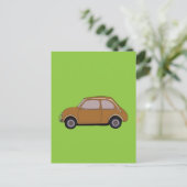 Oude auto briefkaart (Staand voorkant)