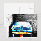 Oude auto briefkaart (Voorkant / Achterkant)