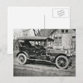 Oude auto briefkaart (Voorkant / Achterkant)