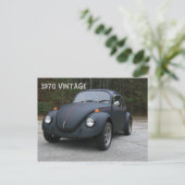 Oude auto briefkaart (Staand voorkant)