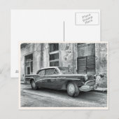 oude auto briefkaart (Voorkant / Achterkant)