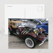 Oude auto briefkaart (Voorkant / Achterkant)