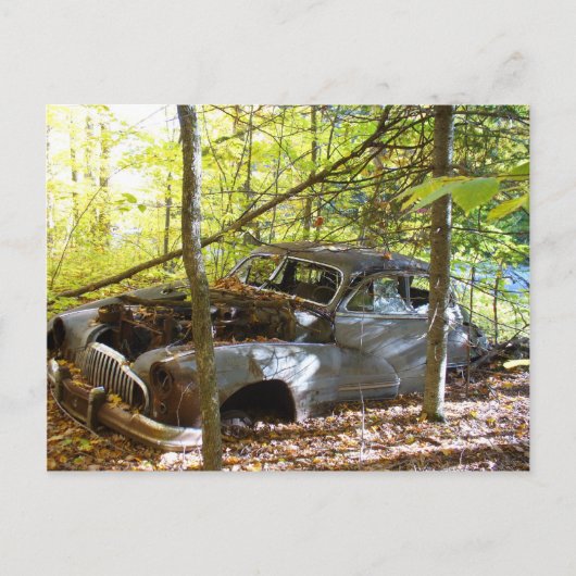 OUDE AUTO BRIEFKAART (Voorkant)