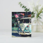 oude auto briefkaart (Staand voorkant)