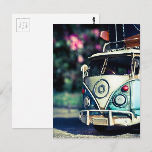 oude auto briefkaart (Voorkant / Achterkant)