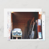 Oude auto briefkaart (Voorkant / Achterkant)